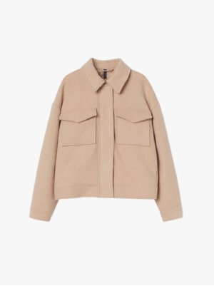 Striped cotton-blend sweatshirt